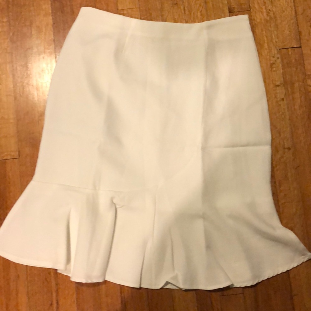 White skirt